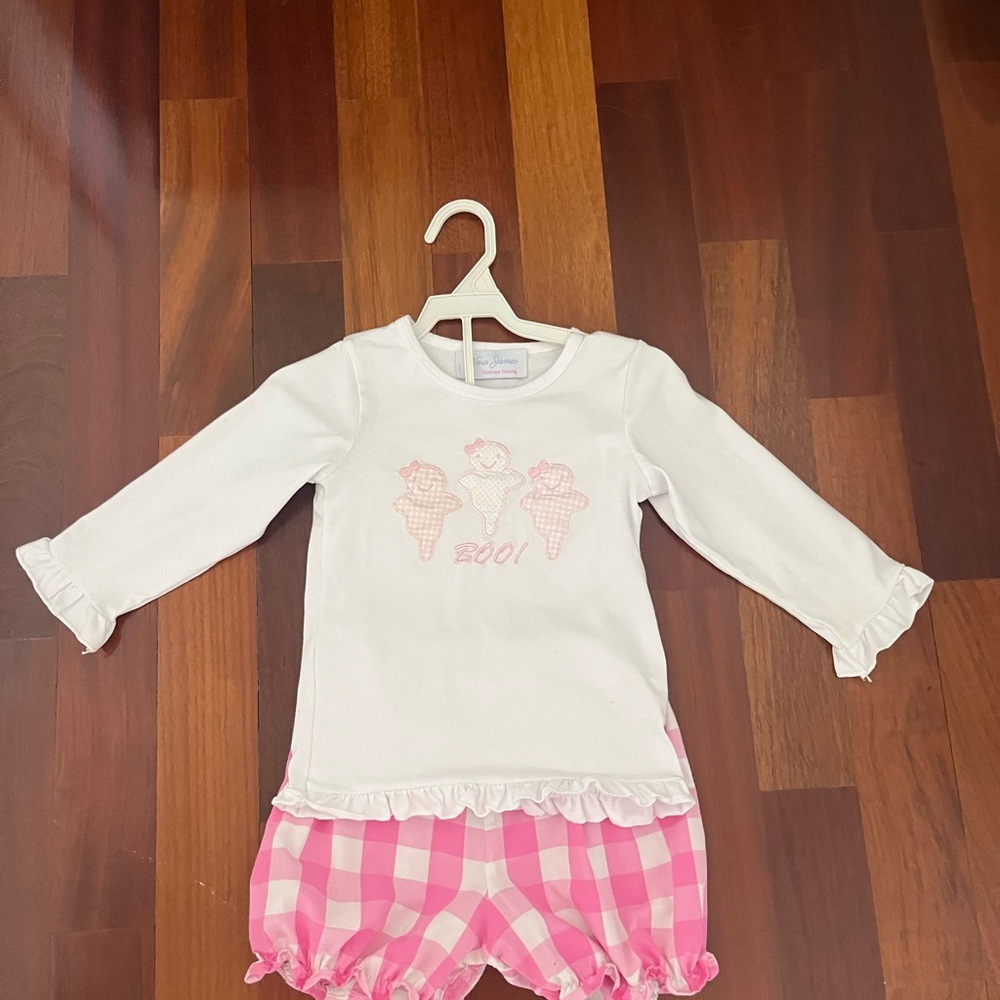 Adorable 4T "BOO" bloomer set!!